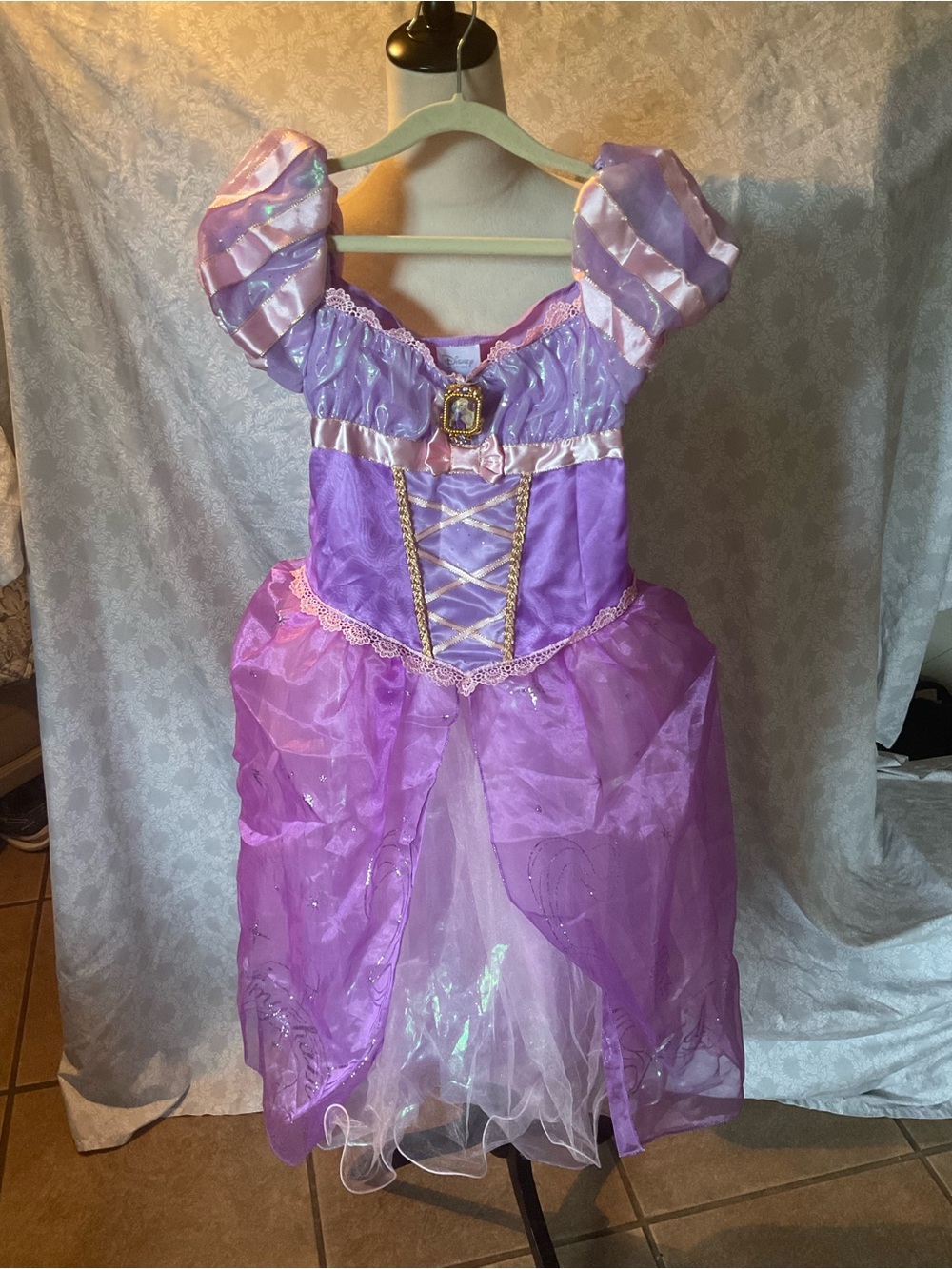 Disney Purple & Pink Rapunzel Princess Dress Costume